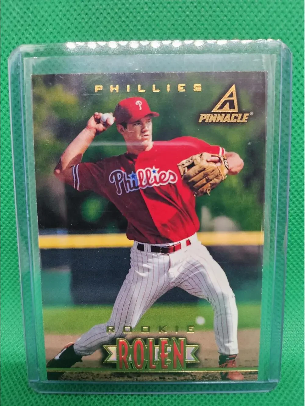 Scott Rolen - ROOKIE RC - HOF - Pinnacle #172 - Philadelphia Phillies -RAW Mint